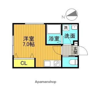 パークレジデンス六町【1階】の間取り