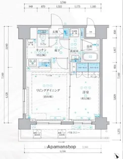 ベルシード梅島ブランシュ【9階】の間取り