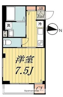 ビューノ亀有【2階】の間取り