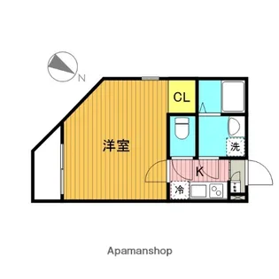 GRADO KAMEARI【2階】の間取り