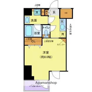 クレヴィスタ亀戸Ⅳ【6階】の間取り