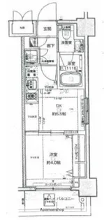 リアナスカイパーク押上【4階】の間取り
