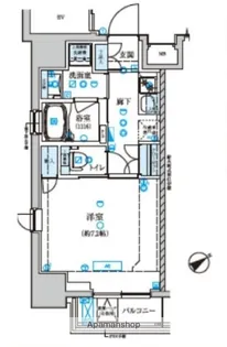 ベルシード門前仲町【9階】の間取り