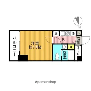 ドゥーエ西大島Ⅲ【4階】の間取り