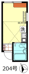 サンハイツ平井【2階】の間取り