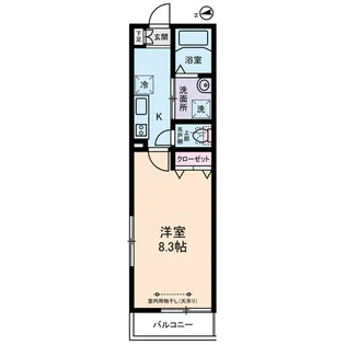 グランドール亀有Ⅴ【1階】の間取り