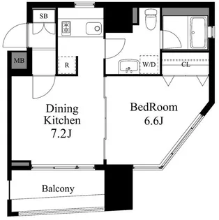 ドゥーエ両国【2階】の間取り