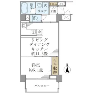 カナルグランデ【2階】の間取り