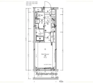 ベルシード北綾瀬【3階】の間取り