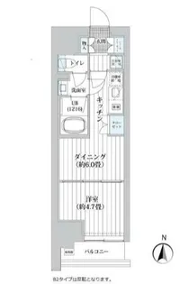 ライオンズフォーシア清澄白河【11階】の間取り