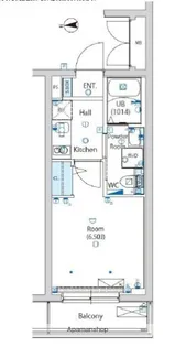 エストゥルース亀有【3階】の間取り