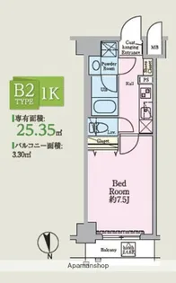 HY’S綾瀬駅前【6階】の間取り