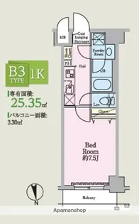 HY’S綾瀬駅前【6階】の間取り