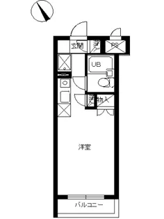 スカイコート堀切【205号室号室】の間取り