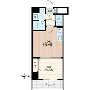 RISE COURT G&G【2階】の間取り