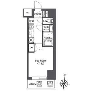 コンフォリア大島DEUX【3階】の間取り