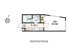 ソリッド堀切菖蒲園壱番館【2階】の間取り