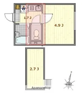 東京都足立区梅田2丁目【アパート】の間取り