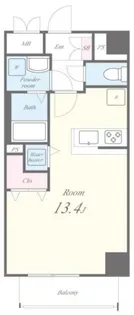 サンライズ レジデンス【2階】の間取り