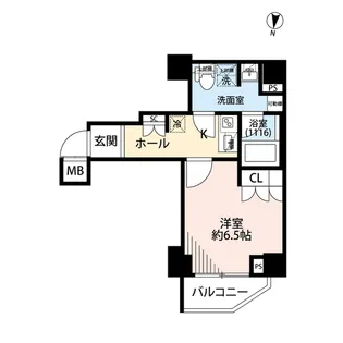 プレール・ドゥーク本所吾妻橋Ⅵ【4階】の間取り