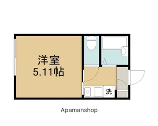 イーストフラッツ【2階】の間取り