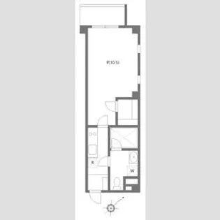 アリカ平井プレッソ【2階】の間取り