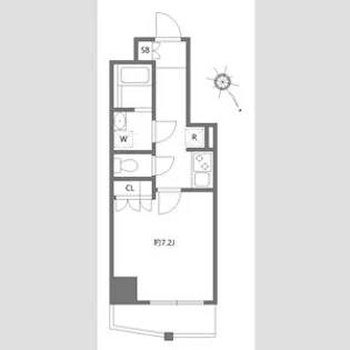 アゼスト堀切菖蒲園Ⅱ【3階】の間取り