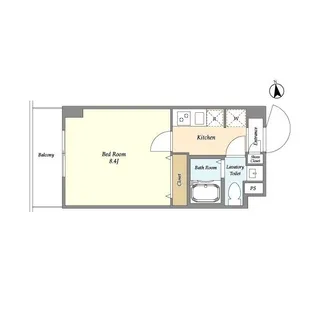 アルファコート西新井【6階】の間取り