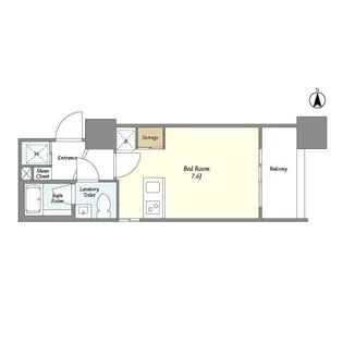 プラシア北千住【6階】の間取り