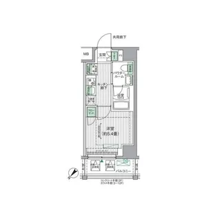 BPRレジデンス青砥【9階】の間取り
