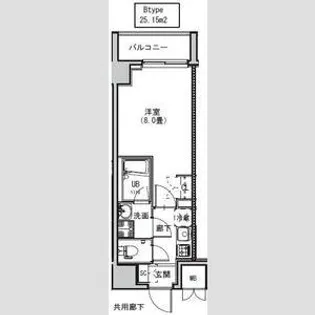 SーRESIDENCE両国AVENUE【10階】の間取り