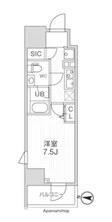 ALTERNA亀戸【2階】の間取り