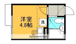 東京都足立区千住仲町【アパート】の間取り