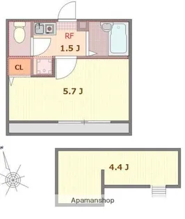 ゼネラルハイツ平井Ⅱ【3階】の間取り