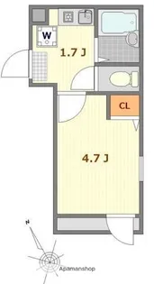 ゼネラルハイツ平井Ⅱ【2階】の間取り
