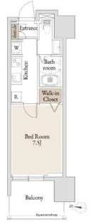 BLESS亀戸(ブレスカメイド)【3階】の間取り