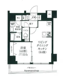 アイル プレミアム亀戸ノース【3階】の間取り