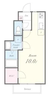 コンフォート アソシア【1階】の間取り