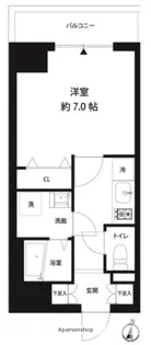 コスモリード錦糸町【2階】の間取り