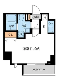 プライムアーバン住吉Ⅱ【2階】の間取り