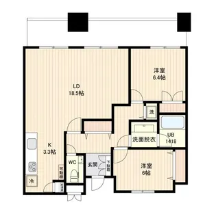 リバーサイド隅田セントラルタワーパレス【28階】の間取り