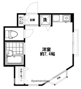 MSハイツ【2階】の間取り