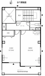 通達ビル【5階】の間取り