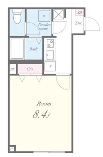 ルエリア平井【3階】の間取り