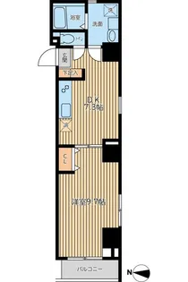オーキッドレジデンス両国Ⅱ【5階】の間取り