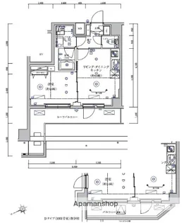 RELUXIA亀戸【10階】の間取り