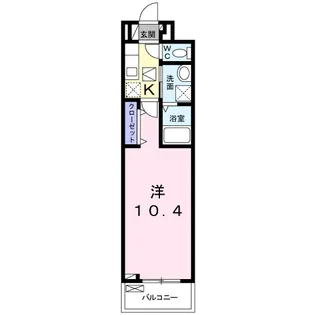 ラリュール【3階】の間取り