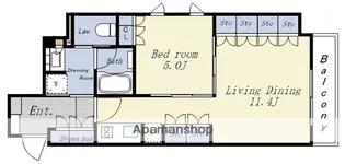 レ・ジェイド クロス千代田神保町【10階】の間取り