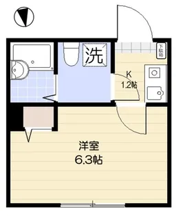 イルトラッツォ梅島【1階】の間取り