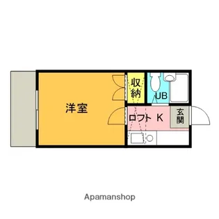 レオパレス八千代台第26【1階】の間取り